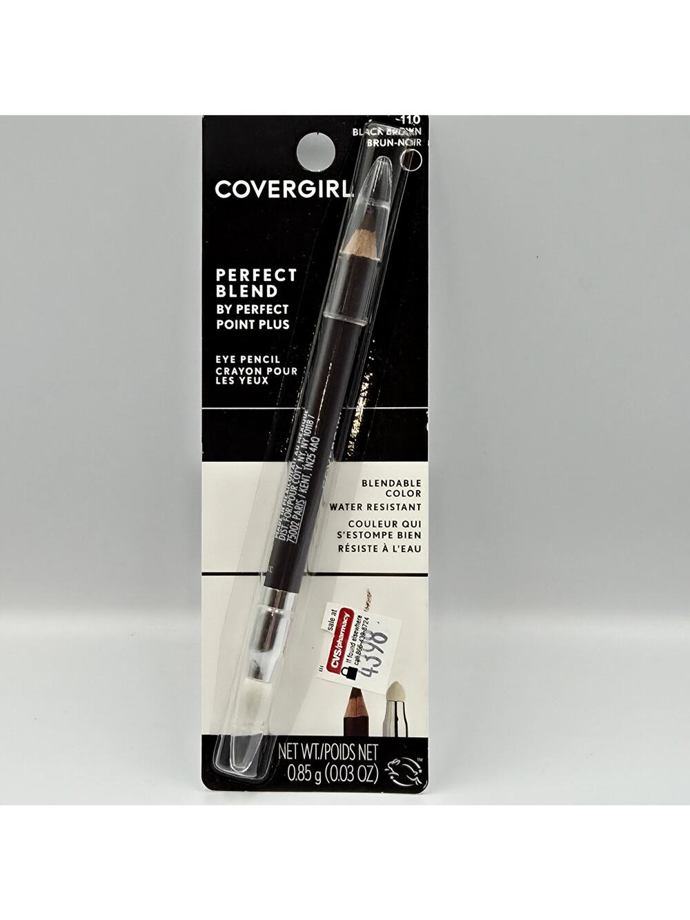 Covergirl Perfect Blend‎ by Perfect Point+ Eye Pencil Blk Brown #110